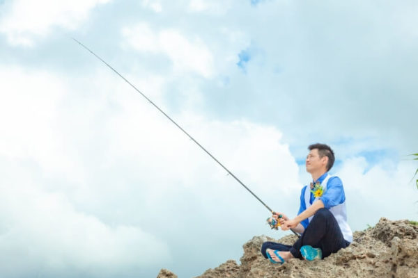 釣り好きな男性