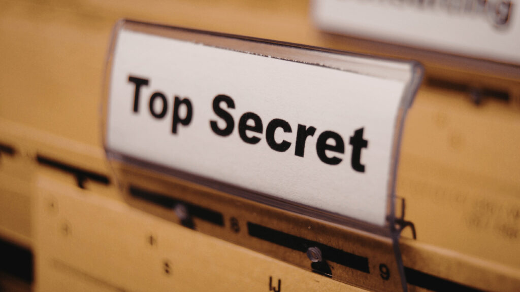 英語が書かれたラベル