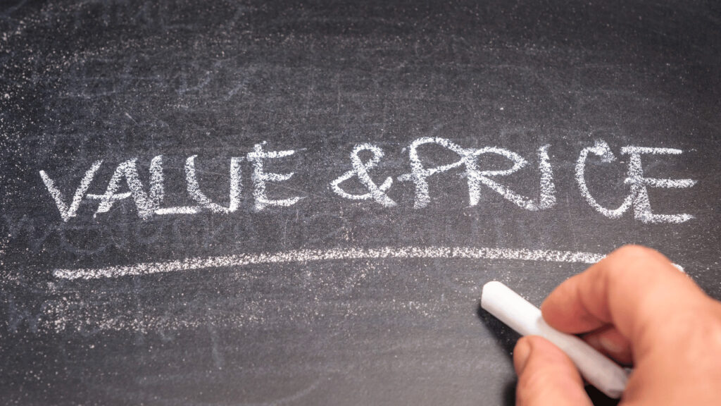 黒板に書かれた英語