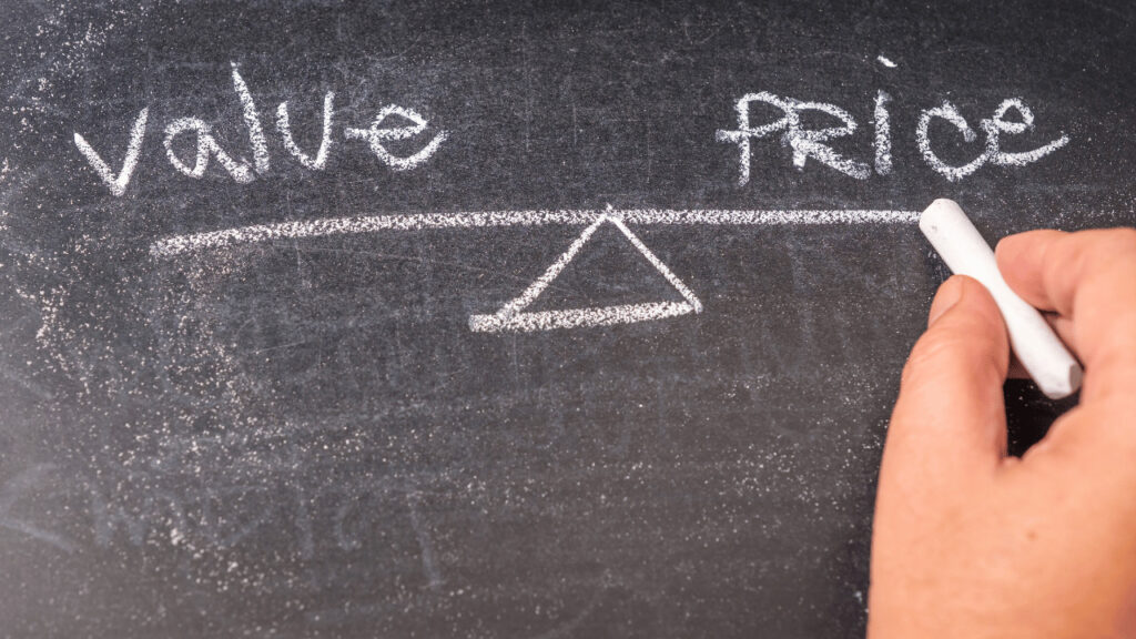 黒板に書かれた英語